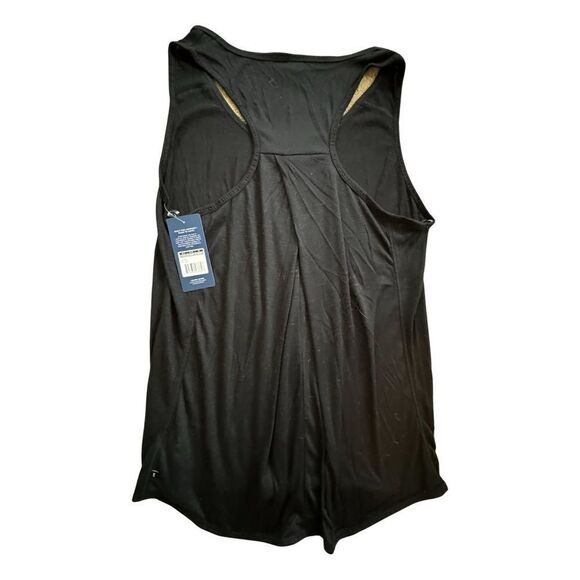 Marika Megan Yoga Pleated Back Tank Black Size Large NWT - Picture 9 of 16